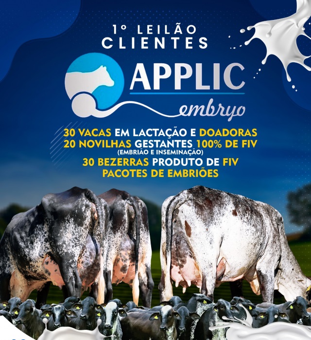 1º Leilão Clientes Applic Embryo aconteceu hoje