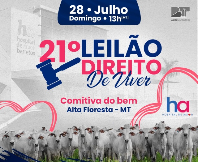 Acompanhe o 21º Leilão Direito de Viver