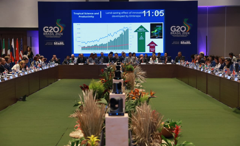 G20 destaca sustentabilidade agrícola e combate às mudanças climáticas em Declaração Ministerial