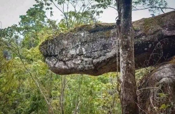 A cobra gigante de pedra e seus mistérios