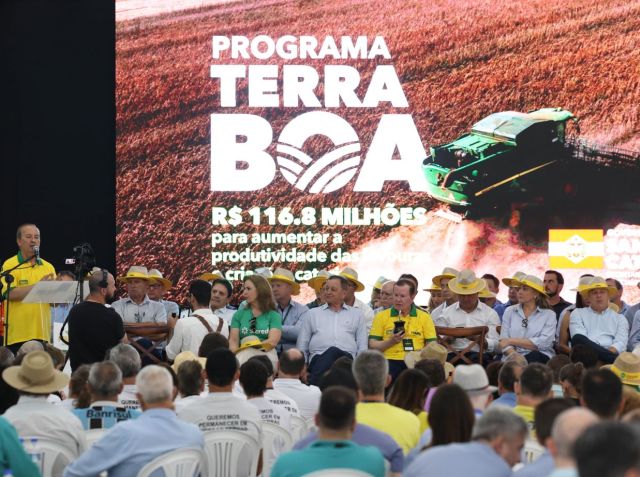 Governador Jorginho Mello lança programa Terra Boa 2025