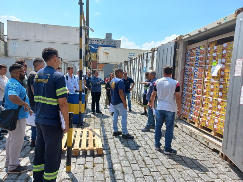 Exportadores de frutas espanhóis visitam Porto de Santos