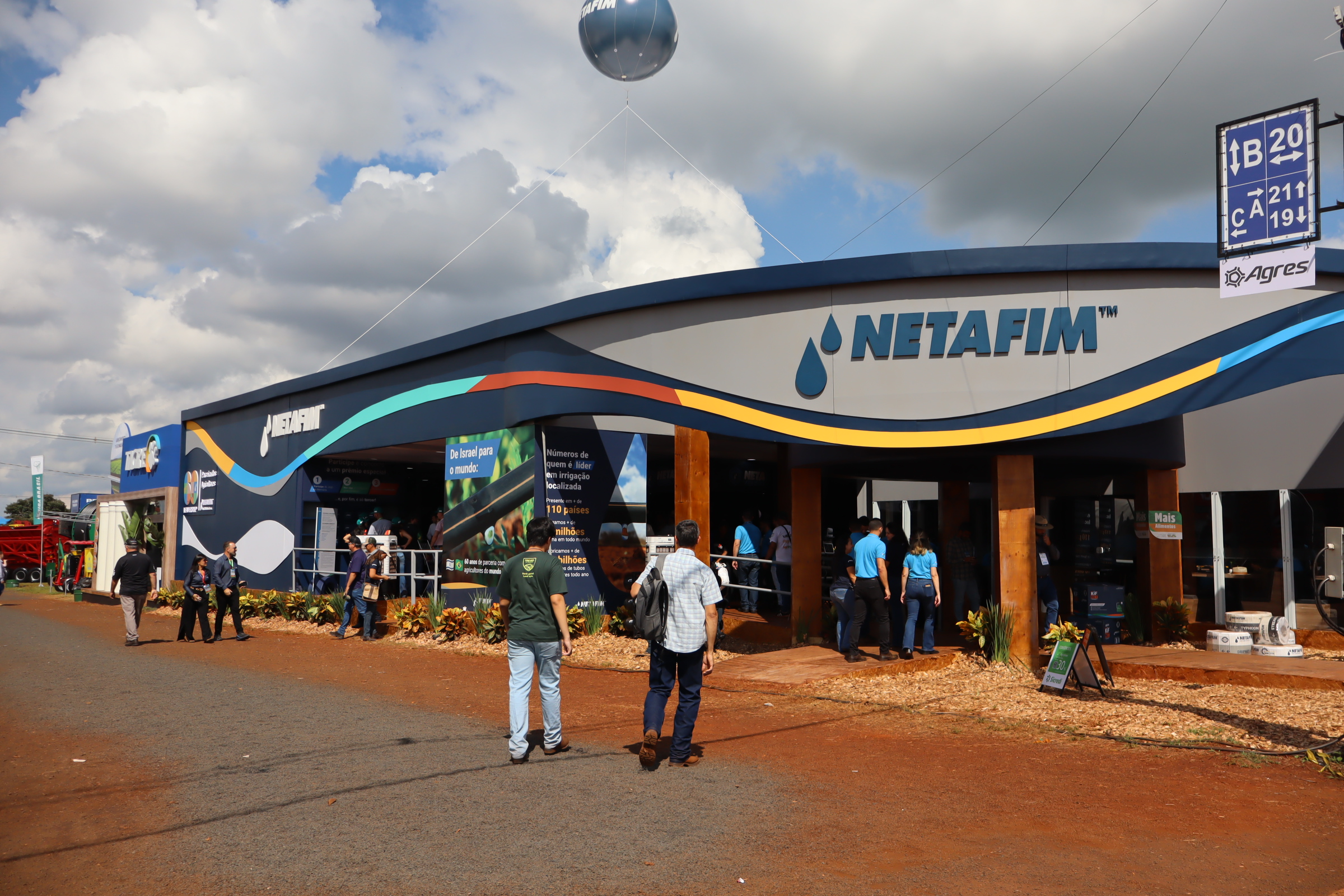 Tecnologia e parceria fortalecem atuação da Netafim na Agrishow