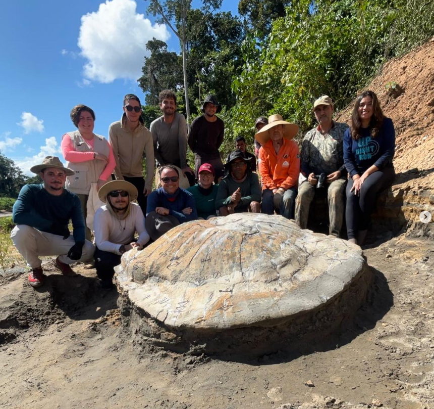 Fóssil de tartaruga gigante é descoberto no Acre