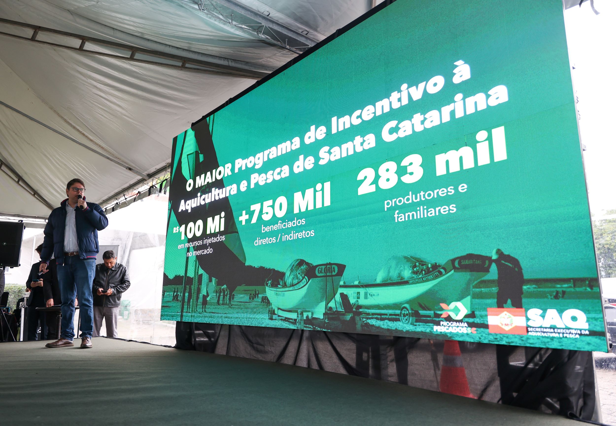 Santa Catarina lança maior programa de incentivo à pesca do Brasil