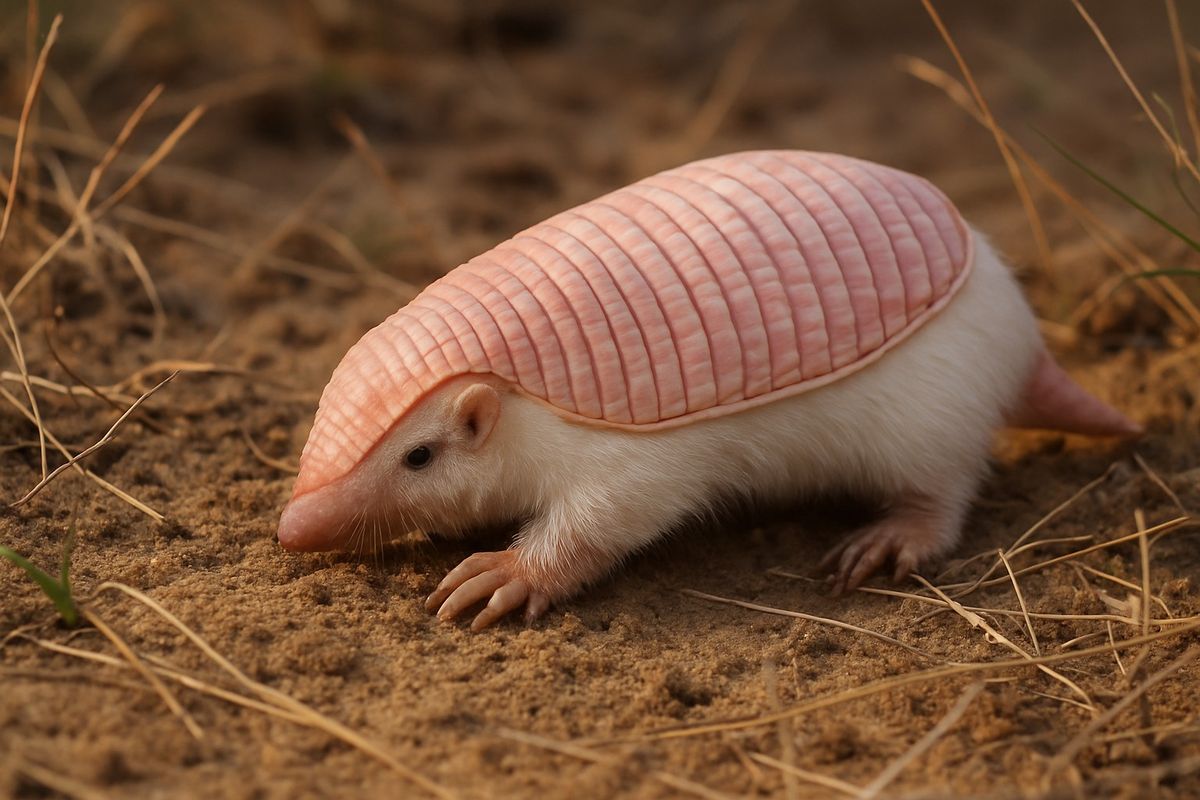 Tatu-fada-rosa: conheça o misterioso menor tatu do mundo