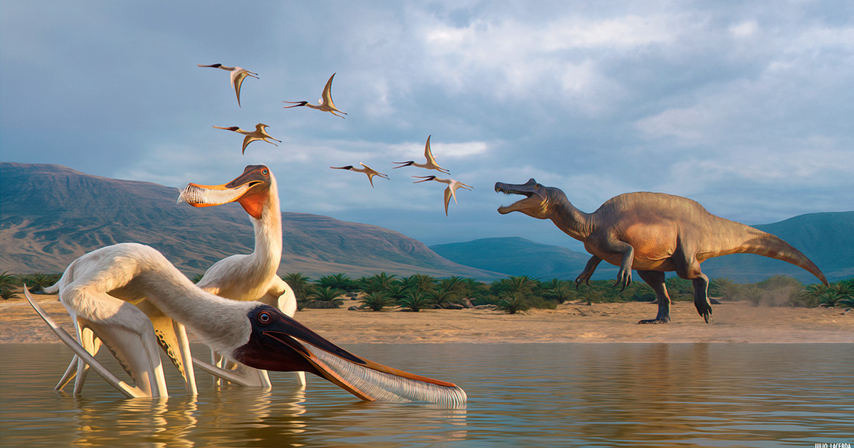 Vômito fossilizado de dinossauro revela espécie inédita de pterossauros no Brasil