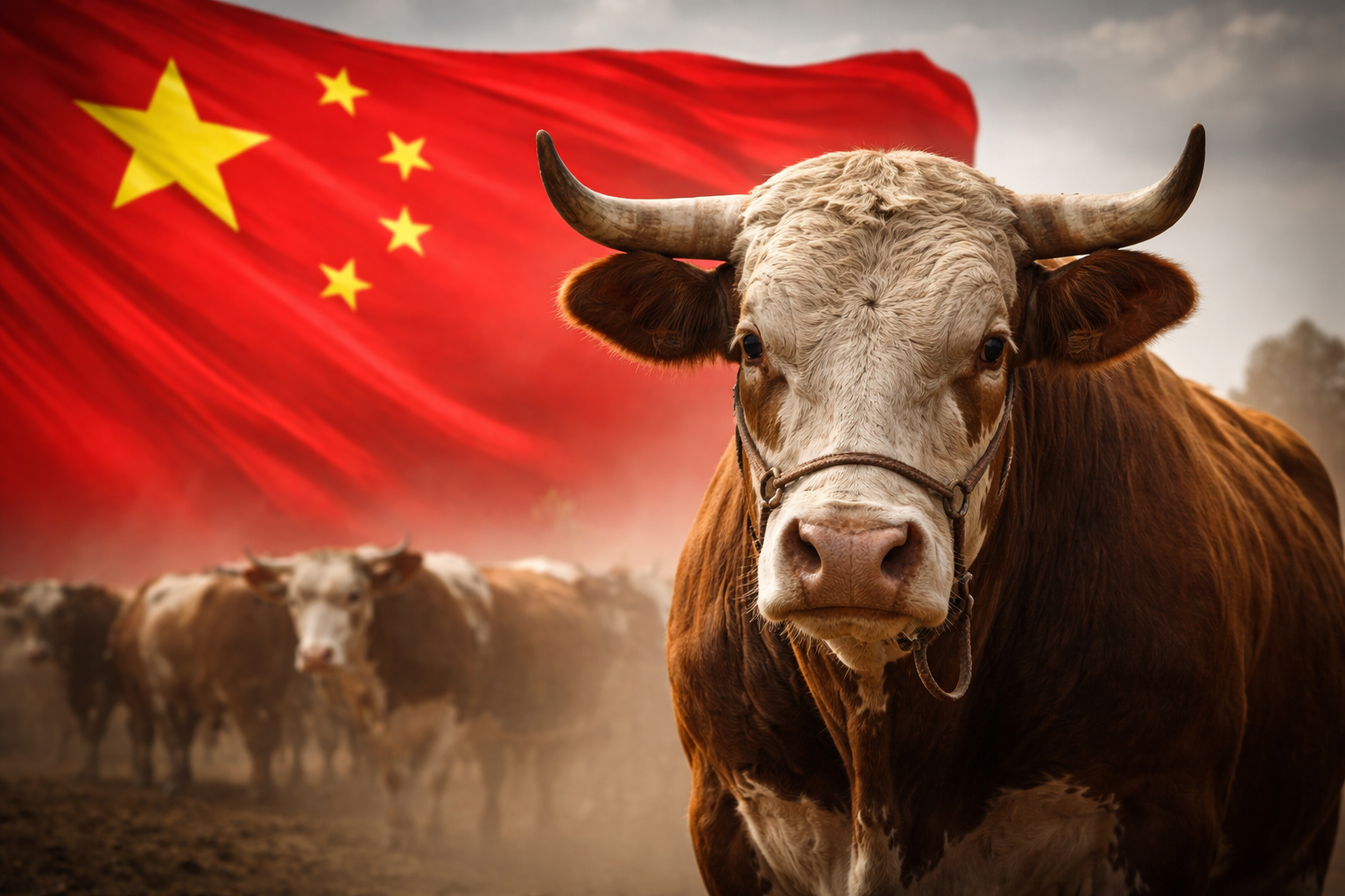 Surto de febre aftosa na China acende alerta na carne
