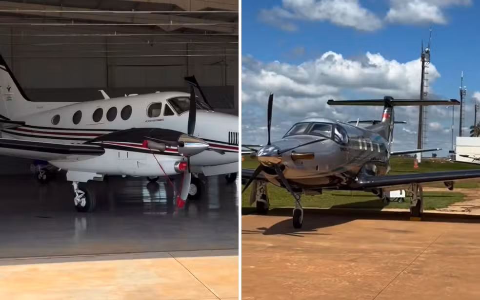 Aviões de R$ 100 milhões impressionam em feira do agronegócio