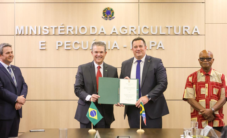 Brasil e África do Sul fecham acordo no agro com foco em febre aftosa, proteínas animais e biosseguridade