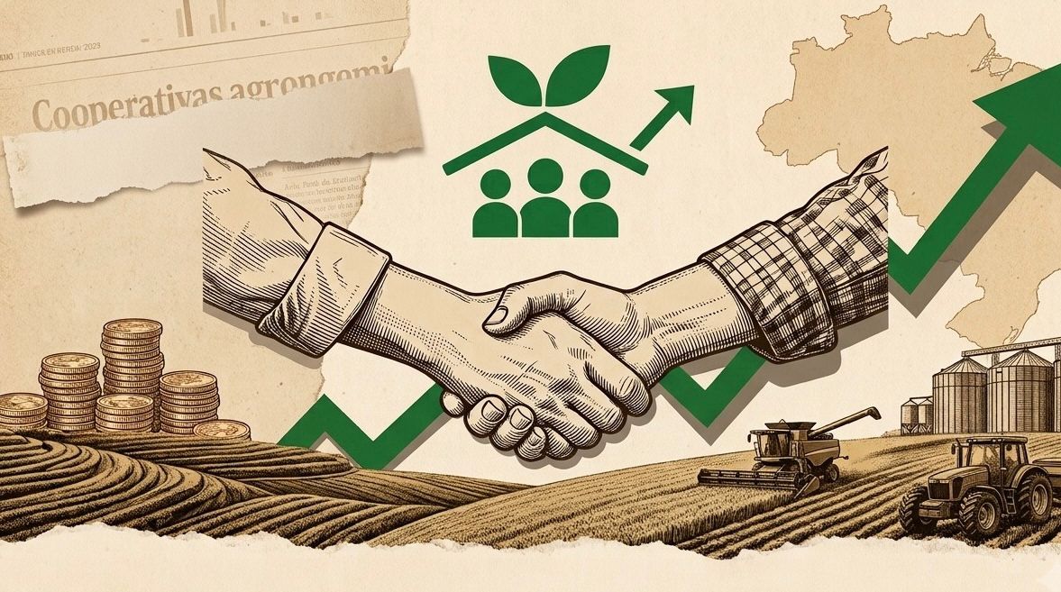 Cooperativas agrícolas quase dobram participação no PIB do agronegócio